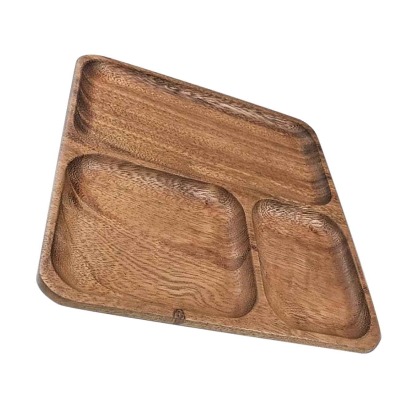 Vassoio in Legno Scomparti per Frutta Secca e Dolci