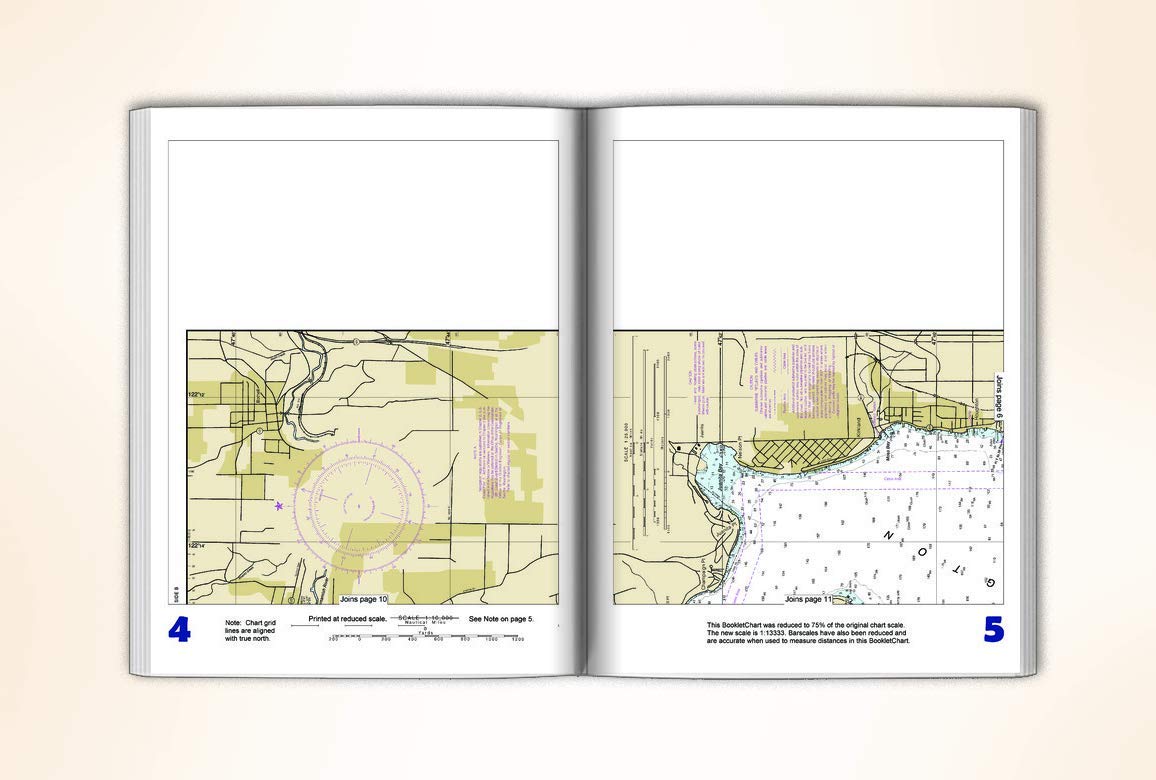 Paradise Cay Publications NOAA BookletChart 18447: Lake Washington Ship Canal and Lake Washington