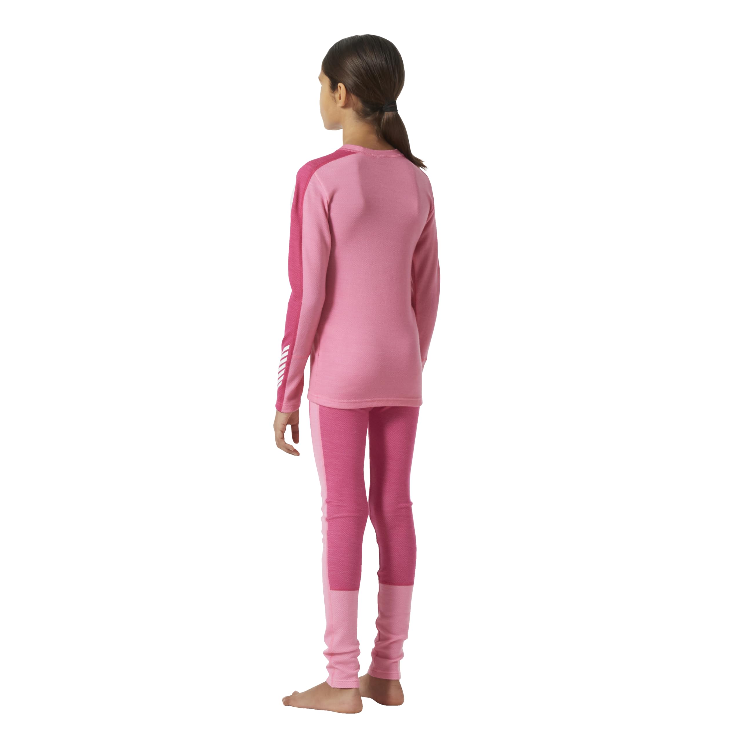 Helly Hansen Unisex Kids Jr Lifa Merino Midweight zestaw podstawowy, 068 Cukrowy róż, 16 lat
