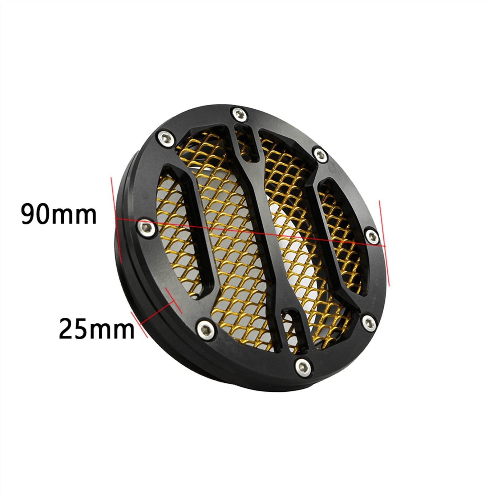 YKSM - Jeu De 13 Bouchons Aluminium CNC Noir Pour Cadre BMW R NineT (R9T) 2014-2019, Cache-vis Style Racer