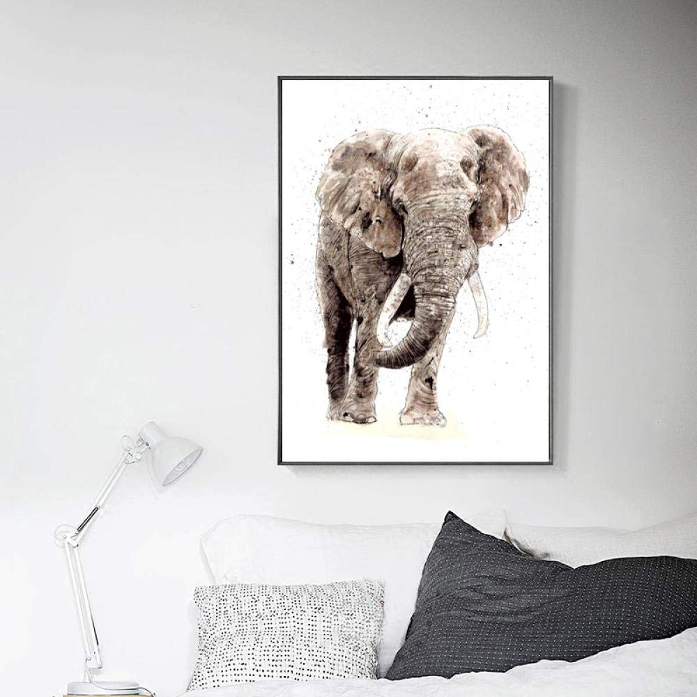 Lienzo de elefante abstracto de gran calidad artistica para salones 6