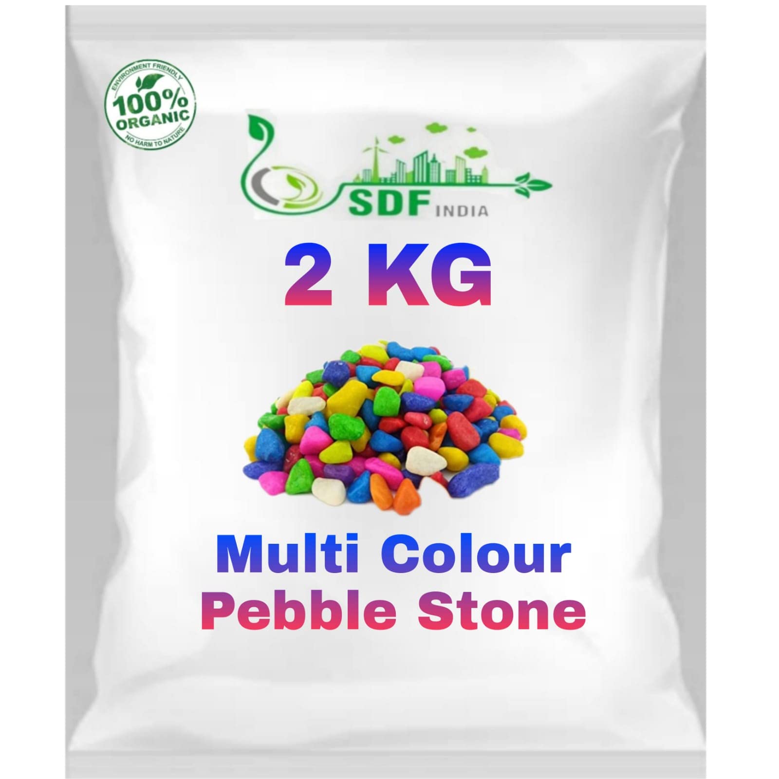 SDF INDIA Colourful Glossy Pebbles Stones | Decorative Garden Aquarium & Outdoor Decoration Multi Colour Stone (2) (B0B34HYCLQ) Amazon Price History, Amazon Price Tracker