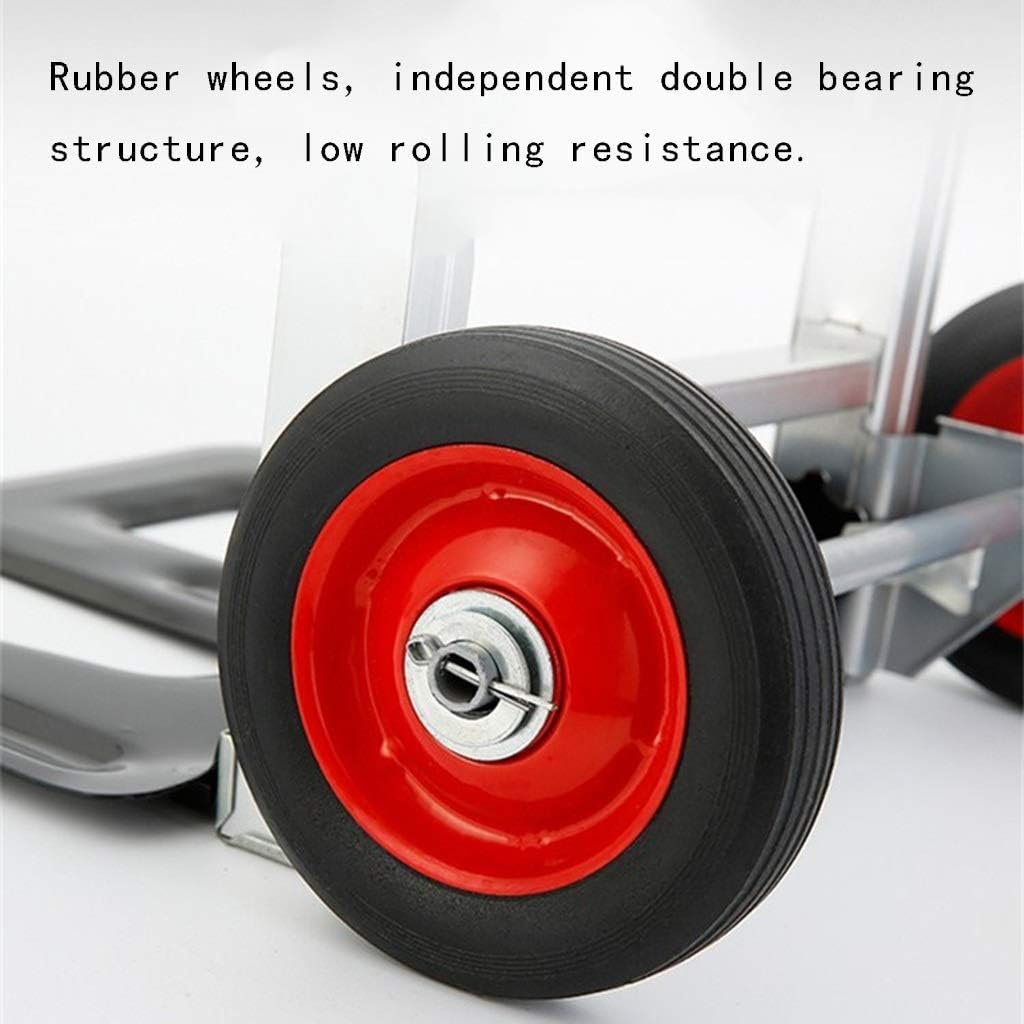 Shopping Cart Sack Car Multi-Function Luggage Cart Garden Portable Tool Cart Folding Cart Home Truck Bearing About 200KG Hand Trucks