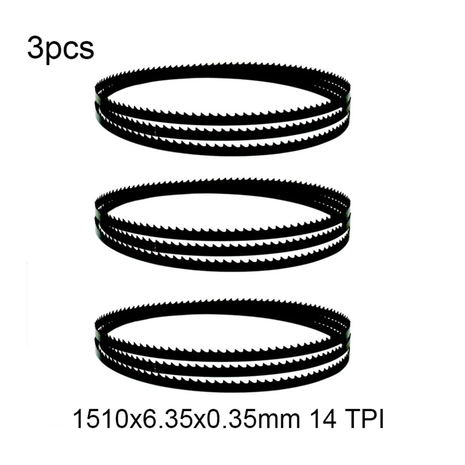 Lot De 2 Lame De Scie à Ruban 1065 X 5 X 0,35 Mm,TPI 14 24, Pour PROXXON MBS240/E