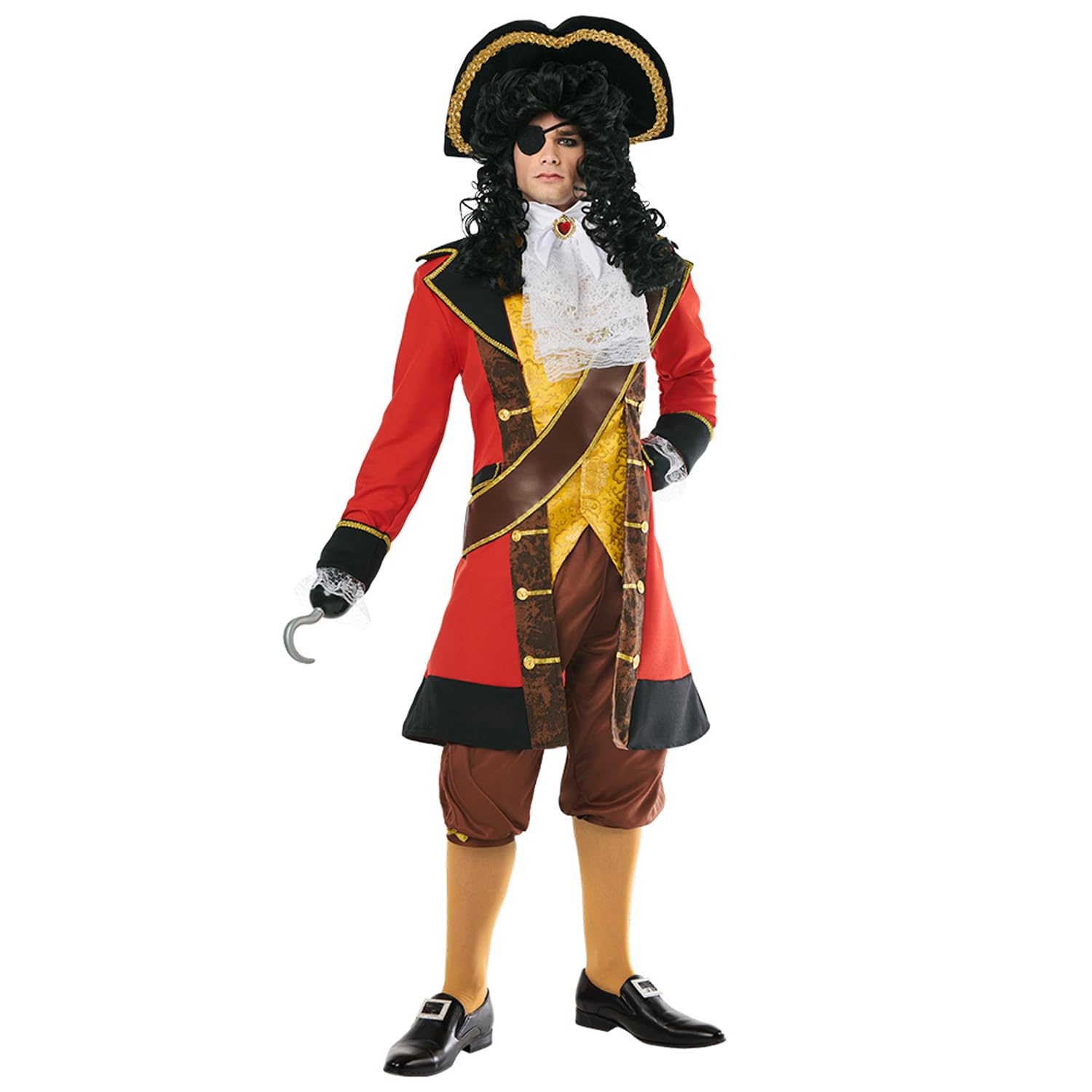 Boland - Pirate Lakehoff Costume for Men, 6 Pieces, Fancy Dress Costume for Theme Party, Halloween or Carnival, Sailor