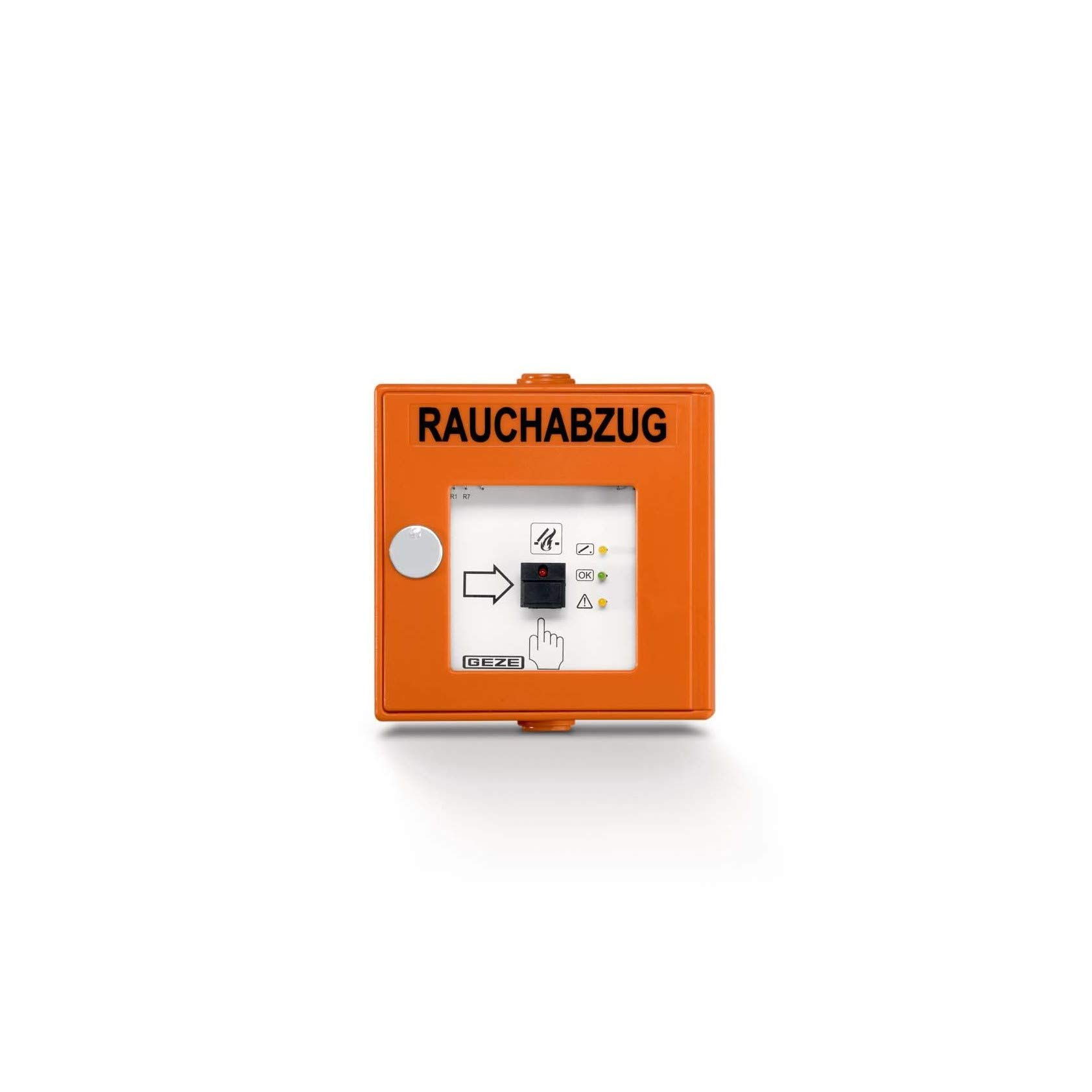 GEZE RWA-Taster FT4 K orange 24VDC Brandmelder 4042938362320