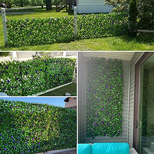 DOEWORKS-Expandable-Fence-Privacy-Screen-for-Balcony-Patio-Outdoor-2PCS-Faux-Ivy-Fencing-Panel-for-Backdrop-Garden-Backyard-Home-Decorations DOEWORKS Expandable Fence Privacy Screen for Balcony Patio Outdoor 2PCS Faux Ivy Fencing Panel for Backdrop Garden Backyard Home Decorations