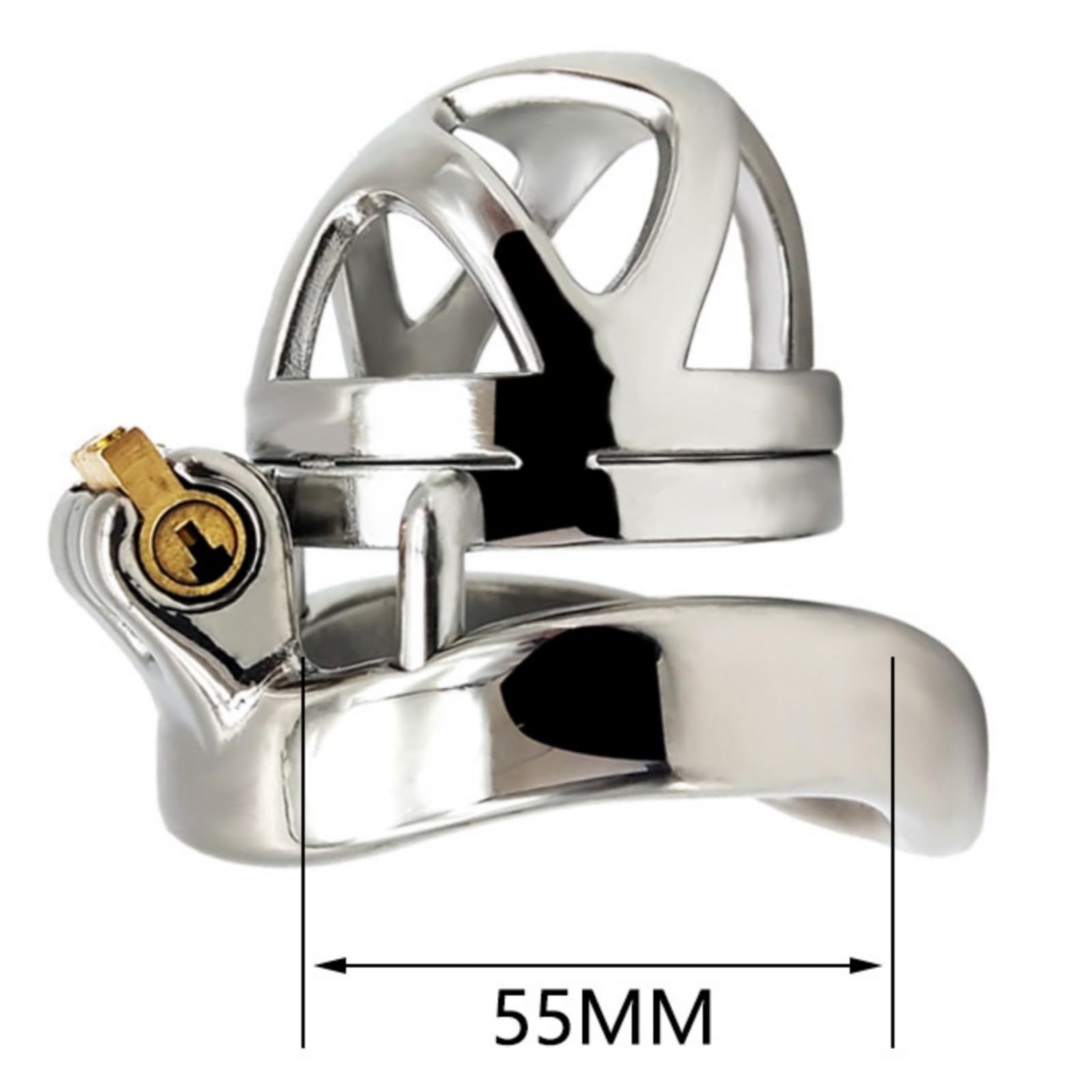 Jaula Deportiva Corta de Metal y Acero Inoxidable para hombre ESMY62