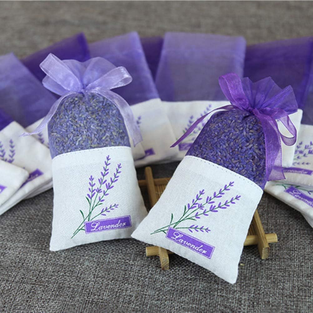 30 Bolsas de Tul para Ropa Lavanda Moradas