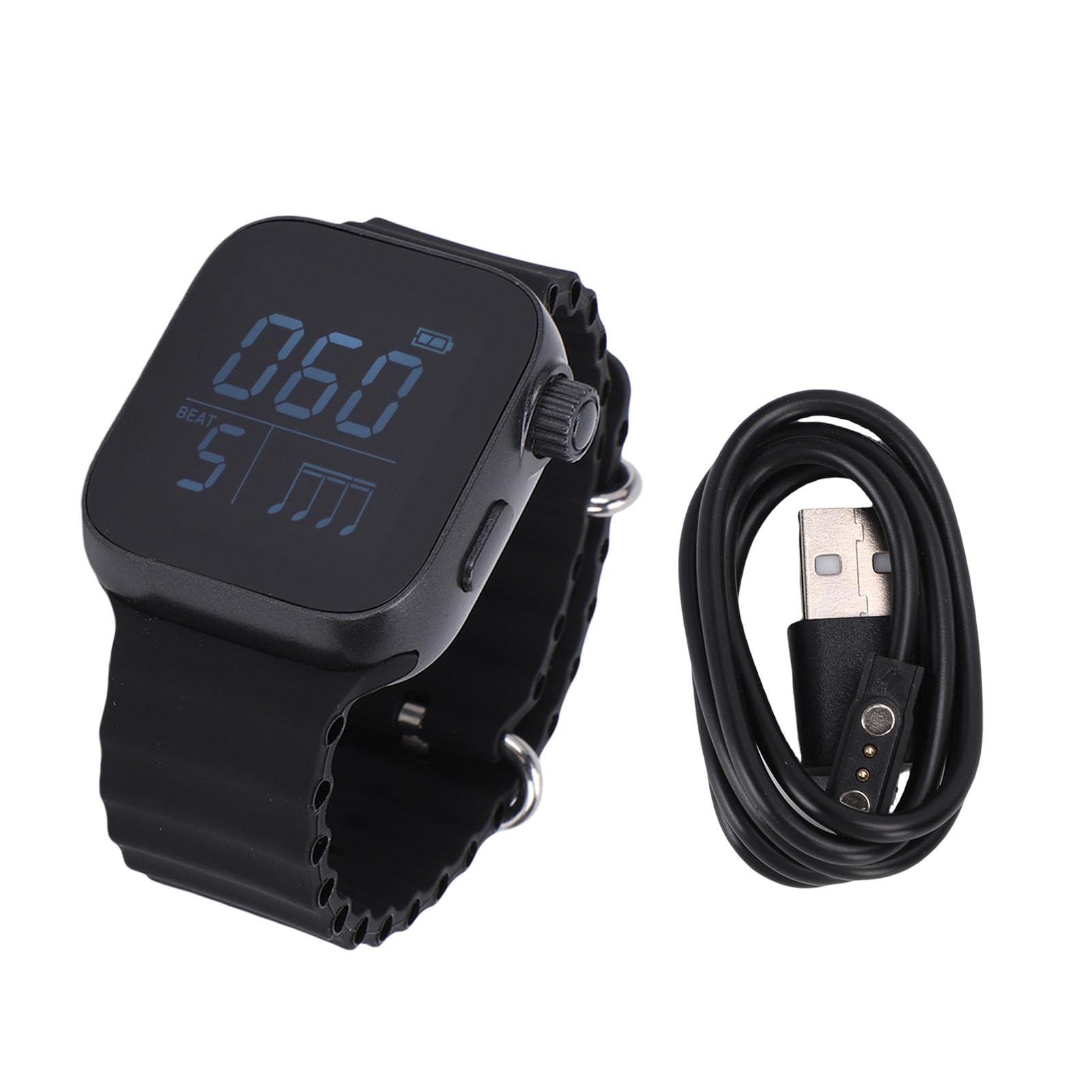 GOWENIC Orologio Metronomo Vibrante Digitale Regolabile da 40-240 Al Minuto per Allenamenti di Musicisti ABS