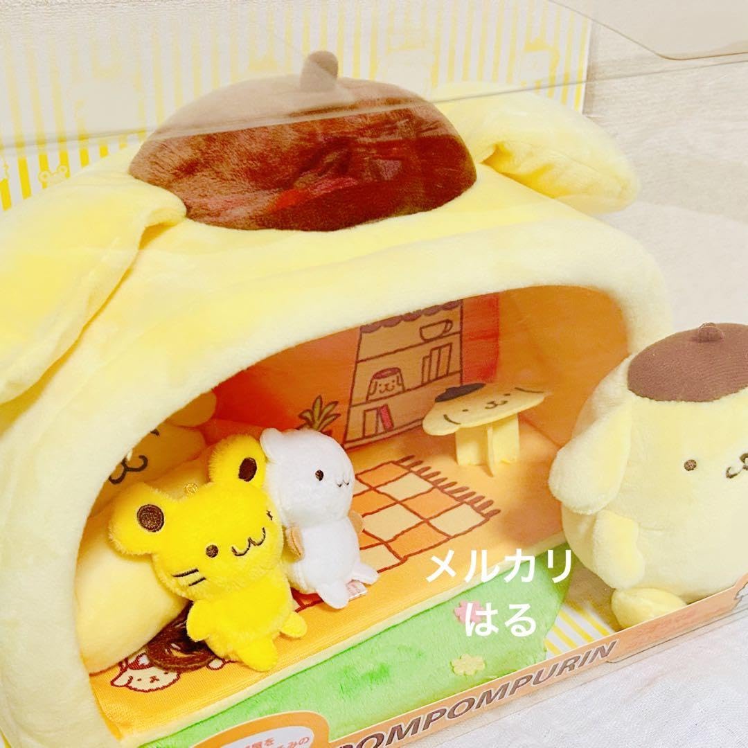 Amazon.co.jp: ポムポムプリン ジオラマ風ぬいぐるみセット : おもちゃ