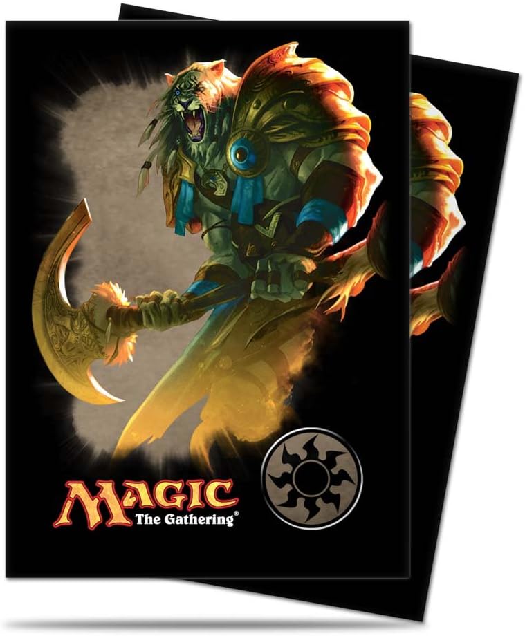 Magic the Gathering Mana 4 Planeswalkers "Ajani - White" Deck Sleeves - 80 Ct