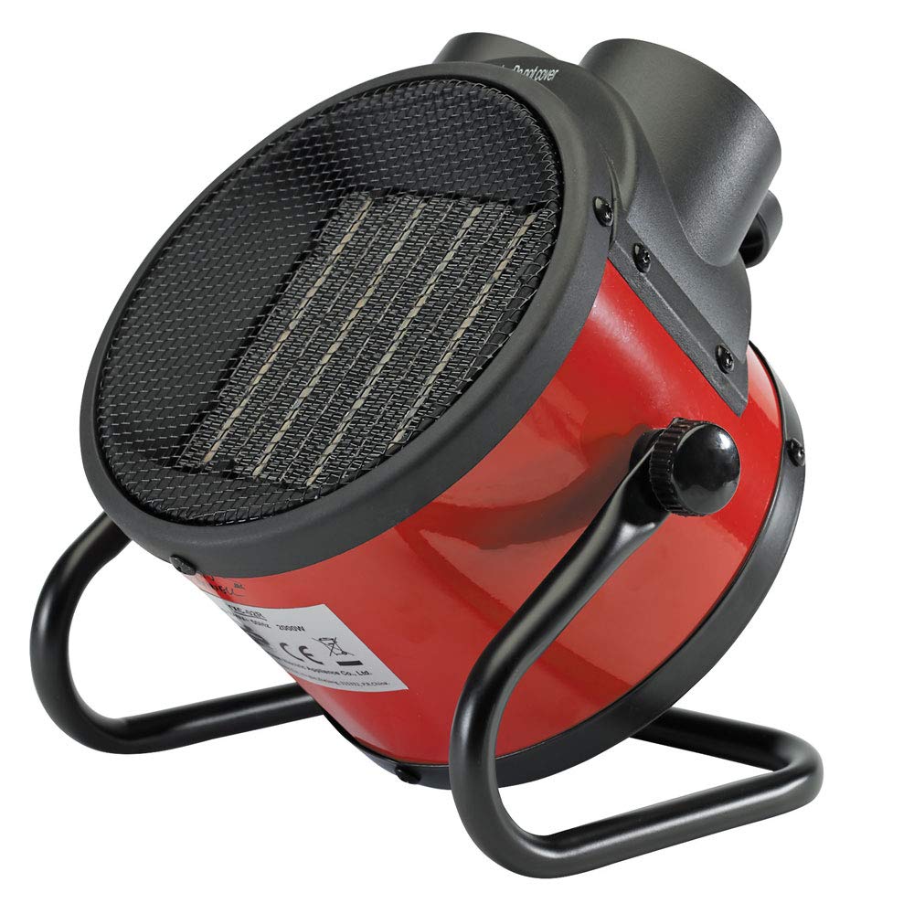 Draper 92967 PTC Electric Space Heater 2000W, Fully Adjustable Thermostatic  Control, Powerful Heater for Workshop, Garage or Office Space, Red u0026 Black  : Amazon.co.uk: DIY u0026 Tools