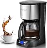 Aigostar Programmable Drip Coffee Maker with 24-Hour Timer, 1.5L12-Cup, Fast Brewing, 40-Min Keep Warm, Anti-Drip & BPA-Free, Wake to Fresh Coffee Daily - Benno