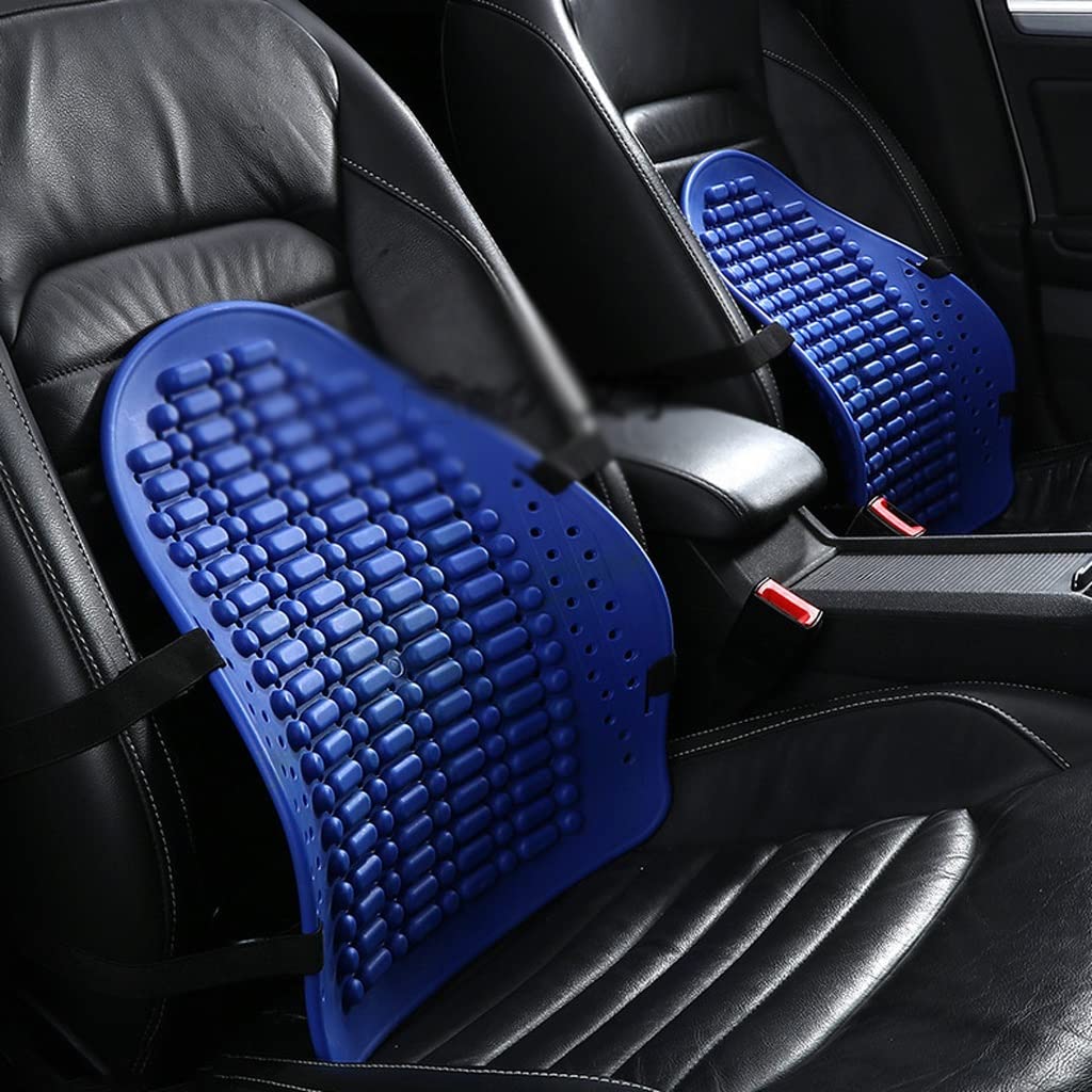 3D plastica auto schienale massaggio supporto lombare cuscino lombare universale seggiolino auto supporto lombare auto ufficio accessori for la casa(C)