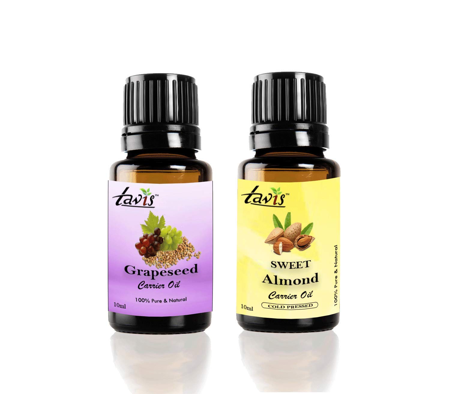 Tavis Grapeseed Oil, Sweet Almond Oil - 20ml