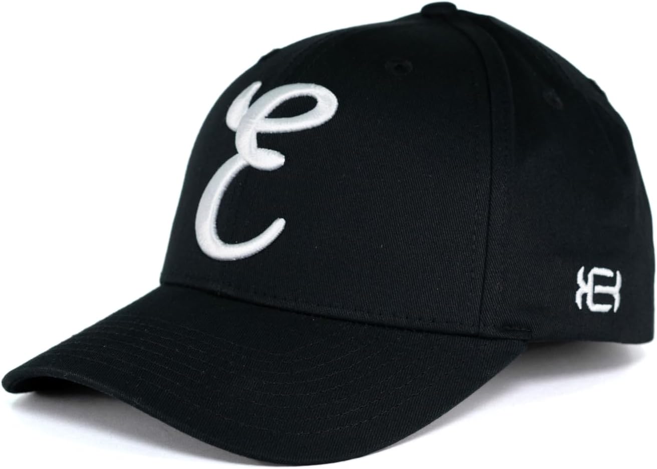 Men Women Hat/Cap Solid Curved Letter A Snapback (Black, E)