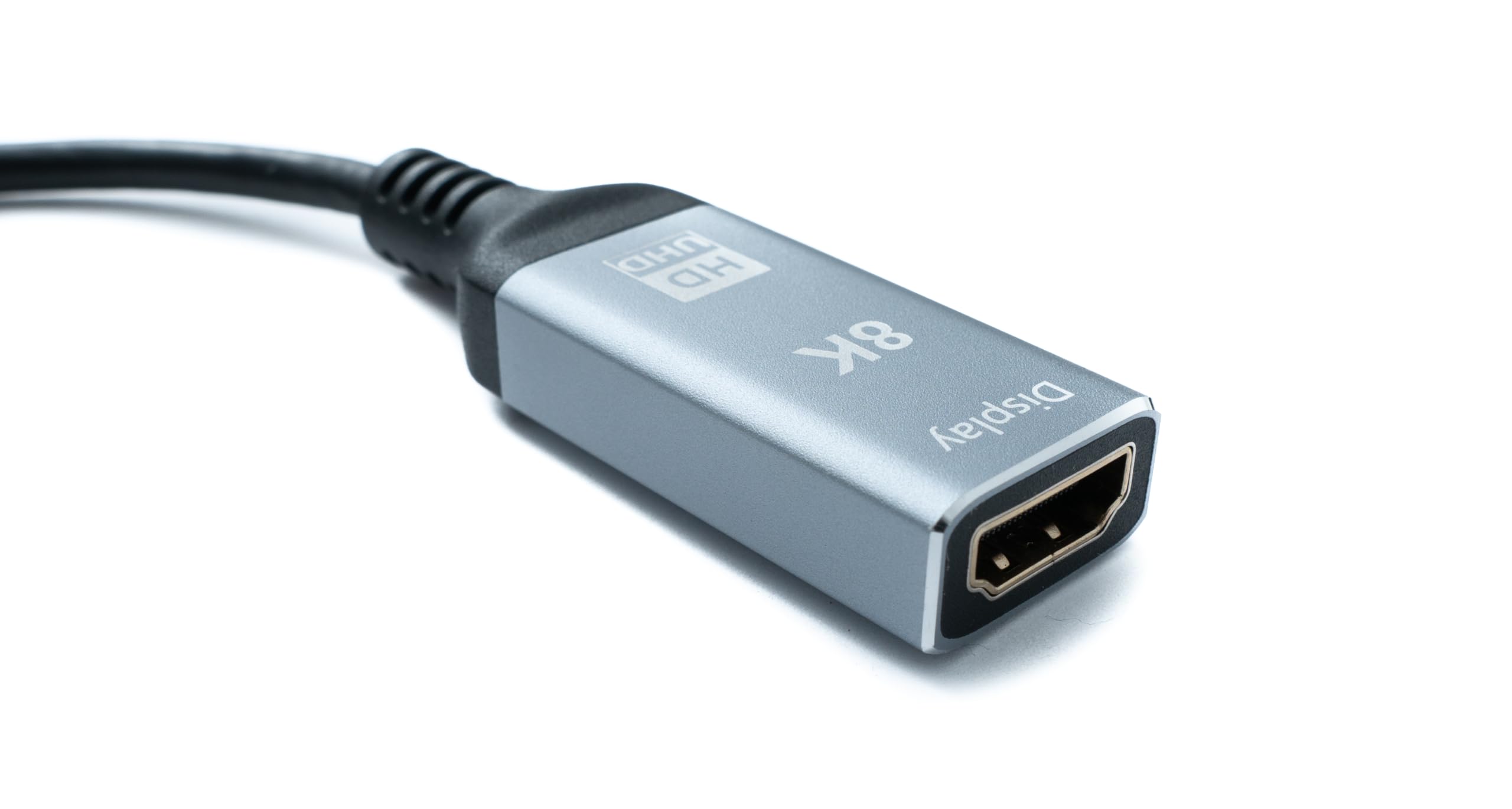 System-S Cable USB 4 de 20 cm Tipo C Macho a HDMI 2.1 estándar Hembra 40 Gbps 240 W USB 4.0 8K 60 Hz UHD 4K