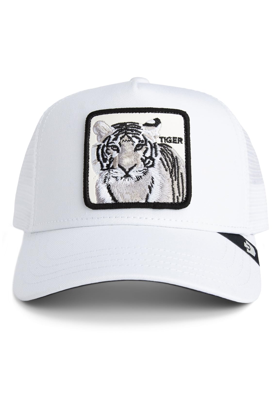 Goorin Bros. Trucker Cap Tiger Blank White, Size: One Size
