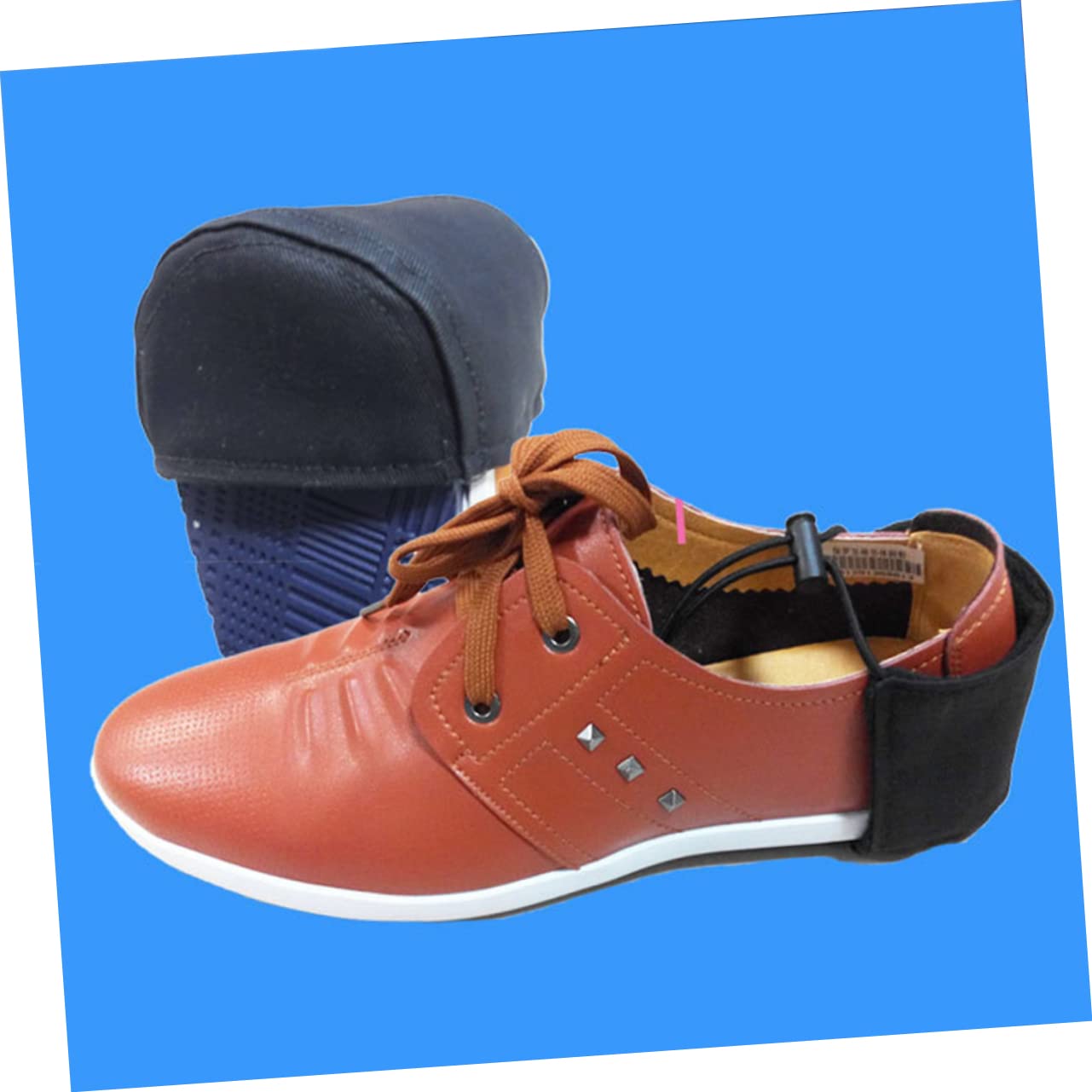 PACKOVE Ochraniacze Na Pięty Do Jazdy Samochodem 2 Sztuki Zestaw Czarny Khaki Ochraniacze Na Buty Do Jazdy Samochodem