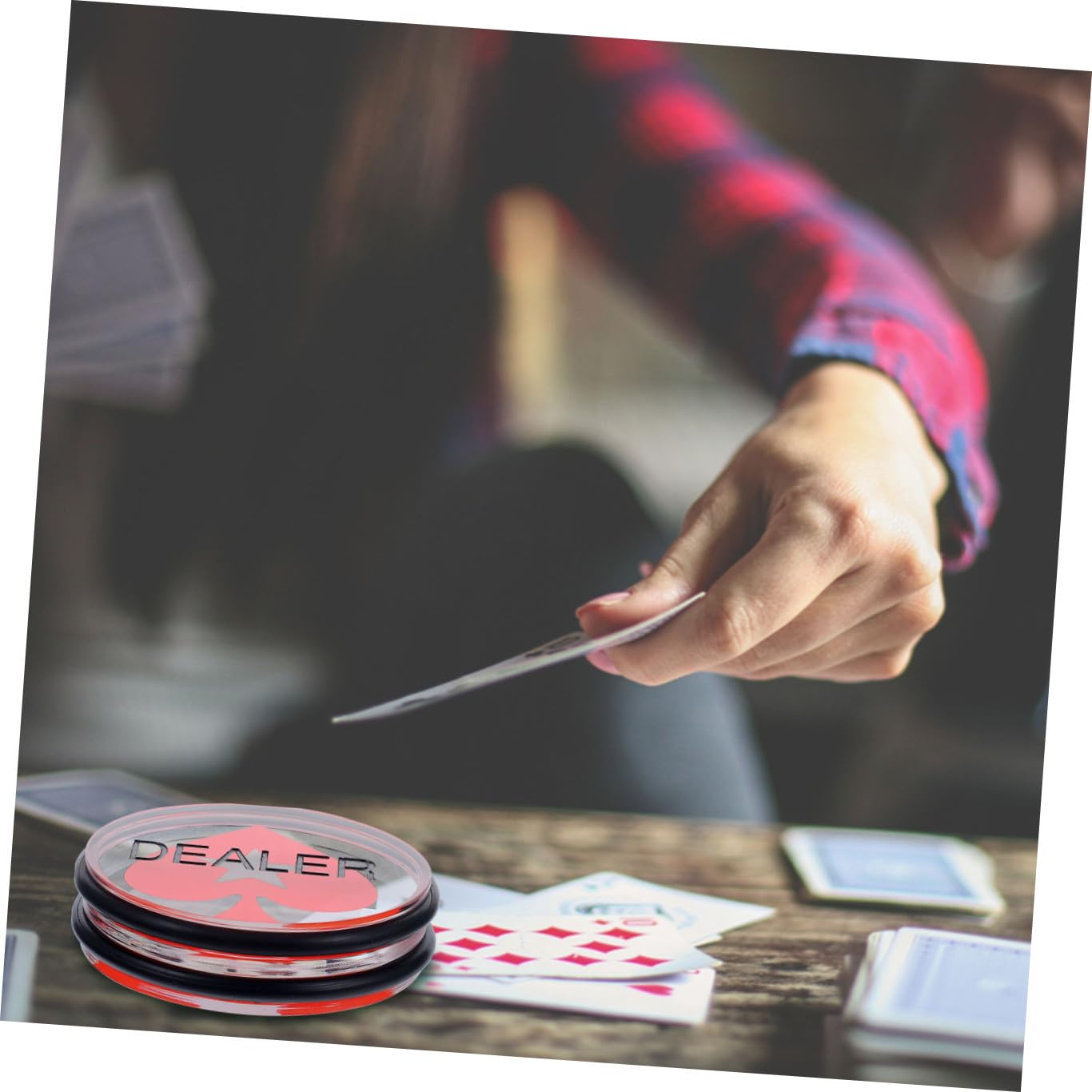 Vaguelly Liczniki Kart Bankiera Poker Dealer Button Stosy Do Gry W Karty Akcesoria Do Kart Do Gry Stojak Do Gry Stojak Do Gry Dealer Button Stojak Na Żetony Do Gry W Pokera Żetony Do