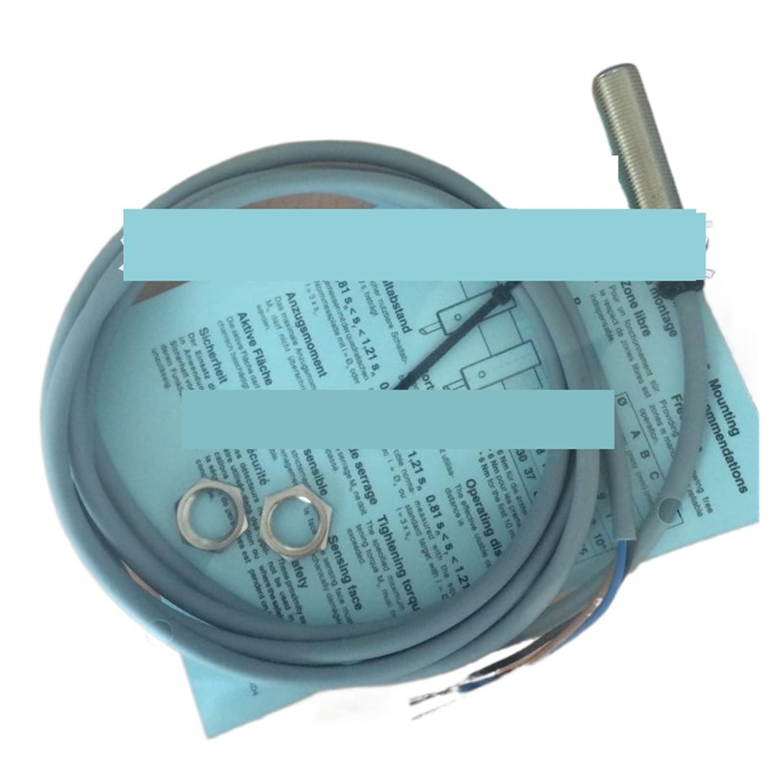 Détecteur d'induction DW-AD-601-M12 | Capteur de proximité industriel robuste