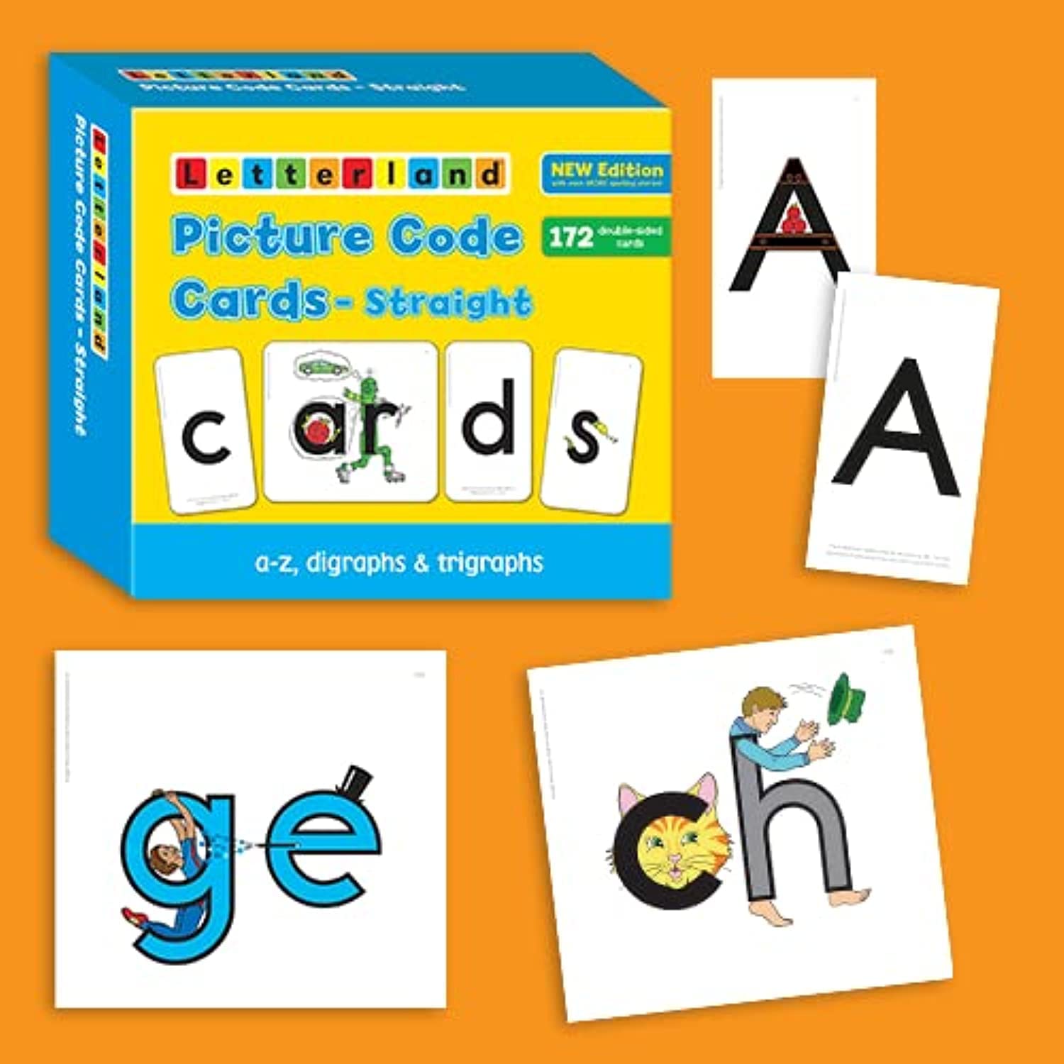 Straight Picture Code Cards (Letterland)