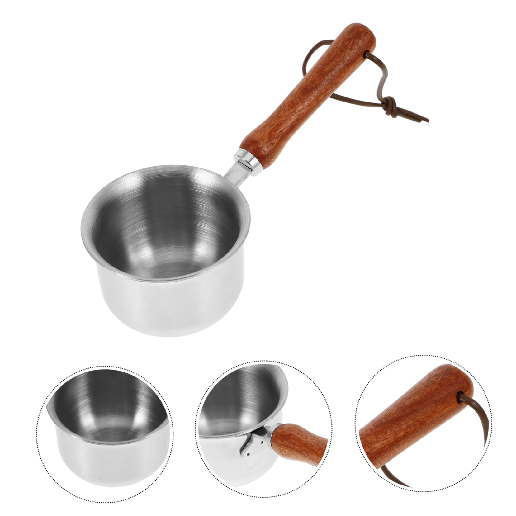 Jarra Medidora de Leche Inoxidable Cremera Pequeña Asa para Café Espresso y Latte Versátil para Salsa y Líquidos Cocina y Bar