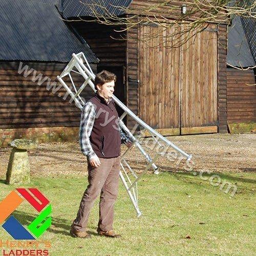 Buy Henrys Tripod Garden Ladders with Builtin Platform by Henchman 10' Semi (1 Leg Buy Henrys Tripod Garden Ladders with Builtin Platform by Henchman 10' Semi (1 Leg