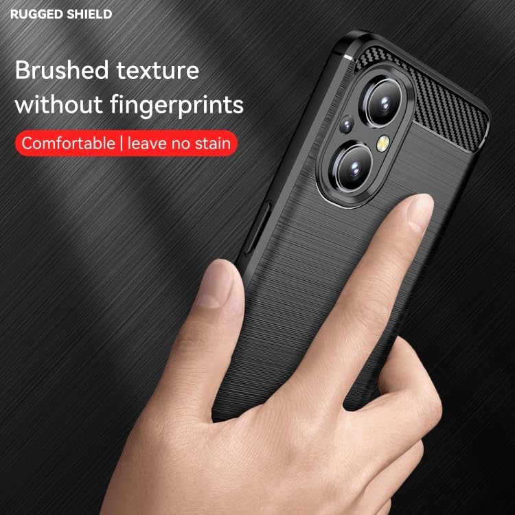 Image of Basic Case for OnePlus Nord N20 5G (Carbon Fibre Black)