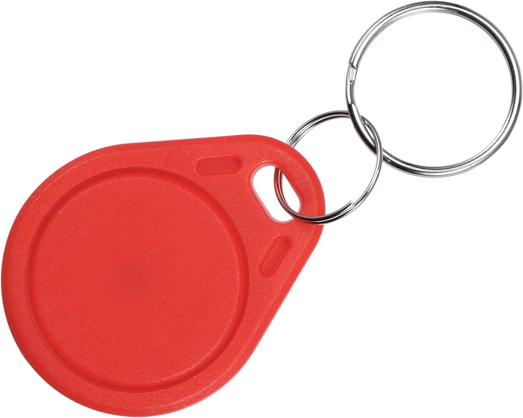 sourcing map IC Card UID Key Fobs RFID Proximity 13.56MHz Rewritable Smart Token Tag for Entry Access Control System, Red Pack of 10