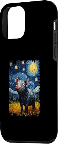 Miniatura 2 de Funda para iPhone 12 mini Warty Pig Starry Night Painting Mamá Papá