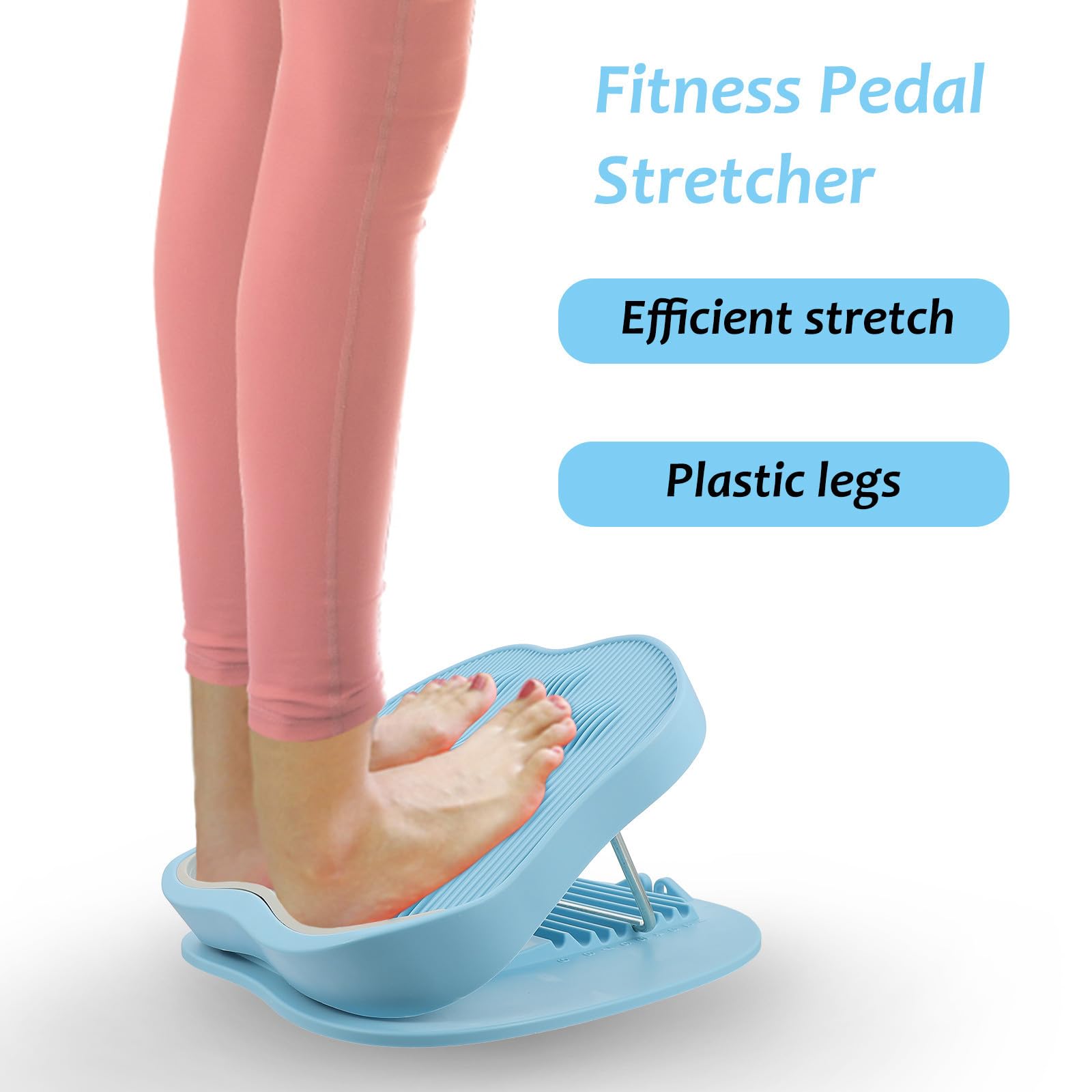 Tabla Inclinada Ajustable para Ejercicio de Pantorrillas y Pies, Accesorio Ligero de PP y TPE para Aliviar Fatiga en Fitness y Fisioterapia