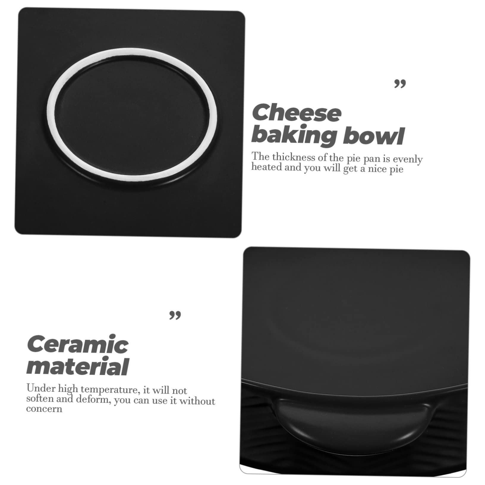 SHOWERORO Podwójna Rączka Ceramiczna Forma Do Pieczenia Okrągłe Naczynie Kuchenne Do Lasagne i Ciast Odporne Wysoką Temperaturę Ładny Design Do Użytku Domowego