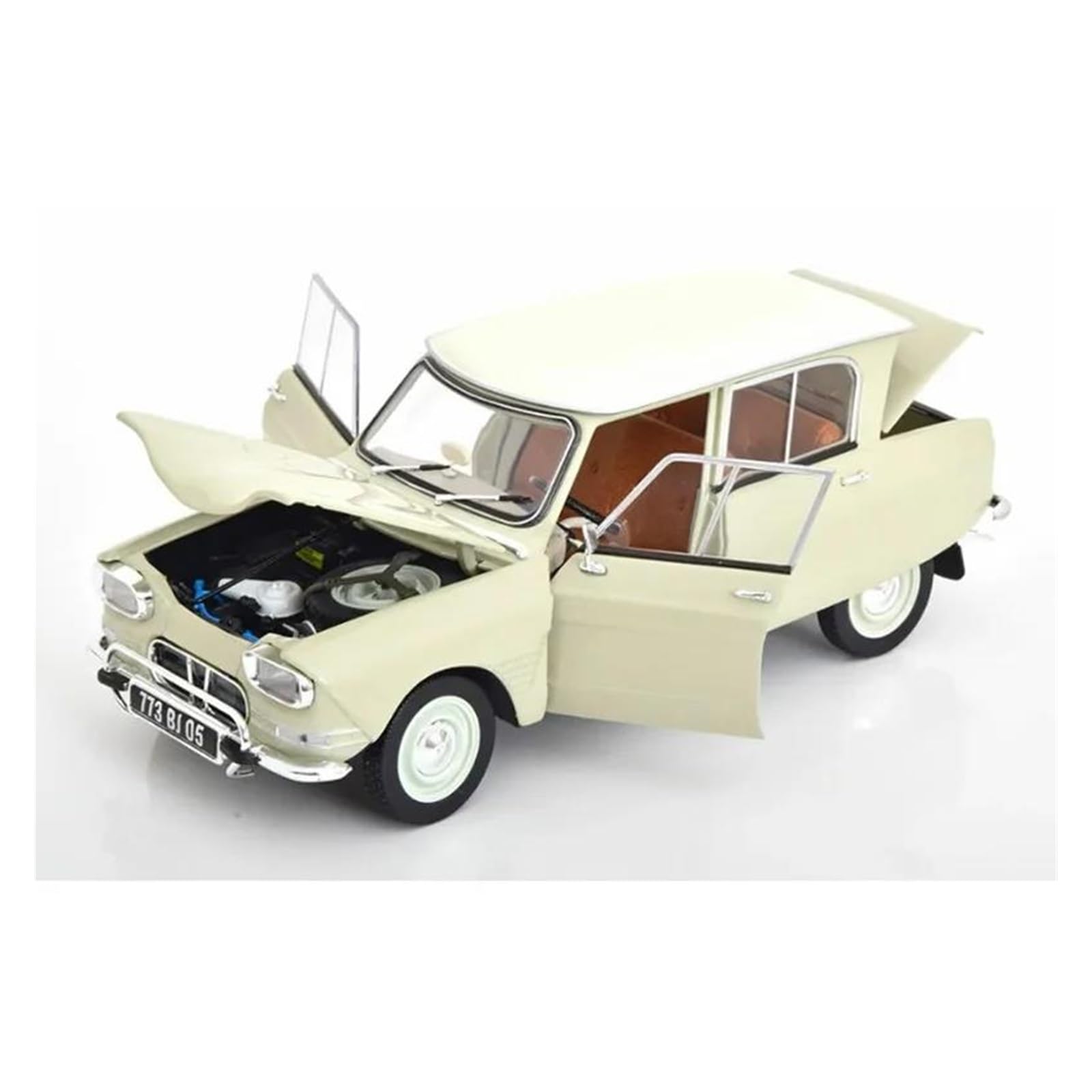 Metallo Scala Replica Per Citroen Ami 6 (1965) 1 18 Vintage Alloy Die Casting Car Model Resina Souvenir Regalo Da Collezione Hobby Veicoli Giochi Set