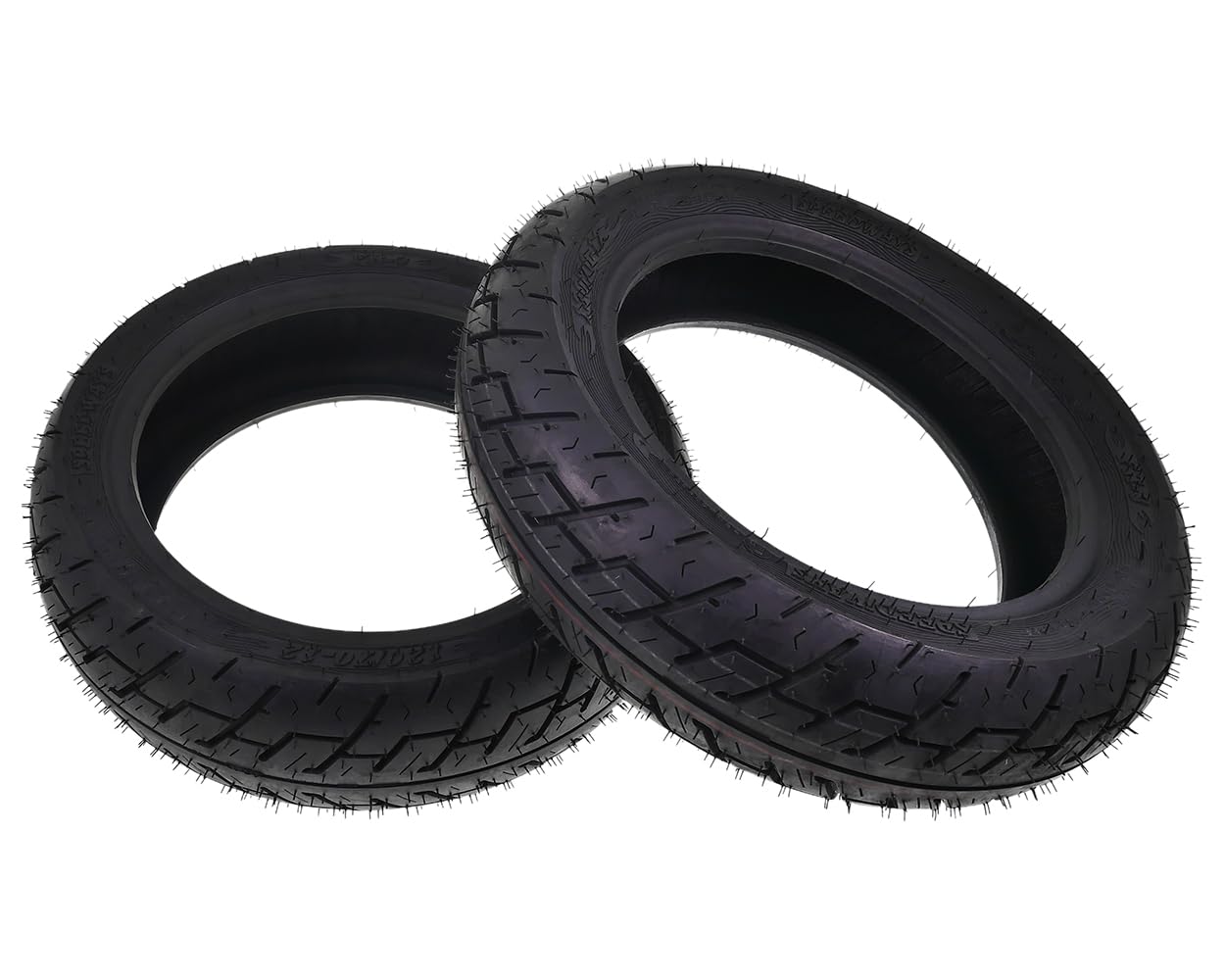 2EXTREME Rollerreifen Set 120/70-12 & 130/70-12 FR-3 TL – Tubeless Reifen für Scooter & Motorroller –Speedwaystyres-Reifen passend für Peugeot Speedfight 2, Gilera Runner, Kymco Agility, Piaggio MP3