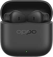 OPPO Enco Buds3 True Wireless Headphones, 42 Hours Runtime, Dynamic Driver 12.4mm, BT 5.4, Touch Control, Passive Noise Cancellation, Android and iOS, IP55, Black