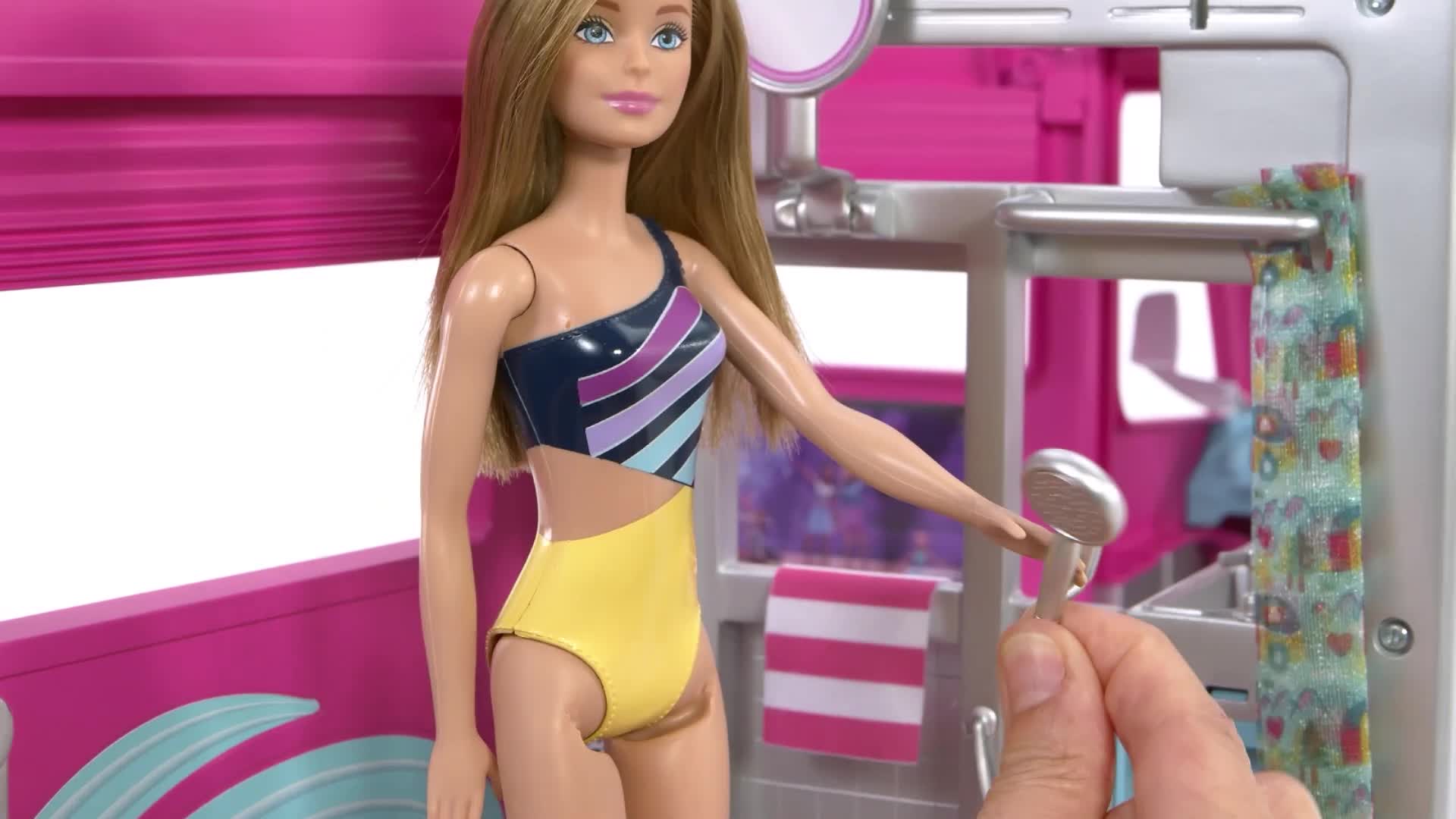 Amazon.co.jp: バービー(Barbie) ドリームキャンピングカー おおきな 
