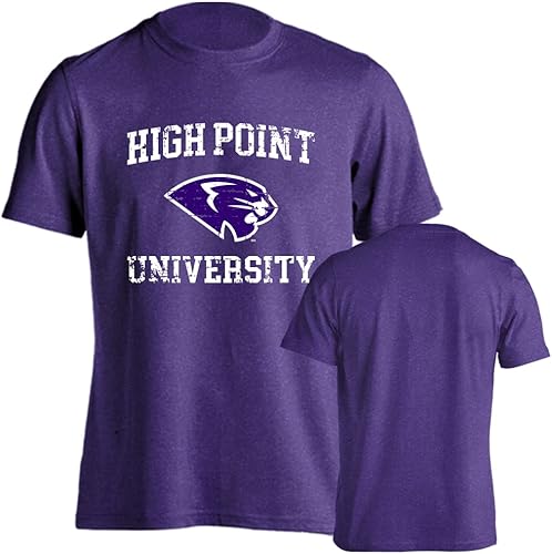 Miniatura 48 de Sport Your Gear NCAA Camiseta de manga corta retro con licencia oficial de aspecto desgastado para el día del juego, camiseta de espíritu deportivo