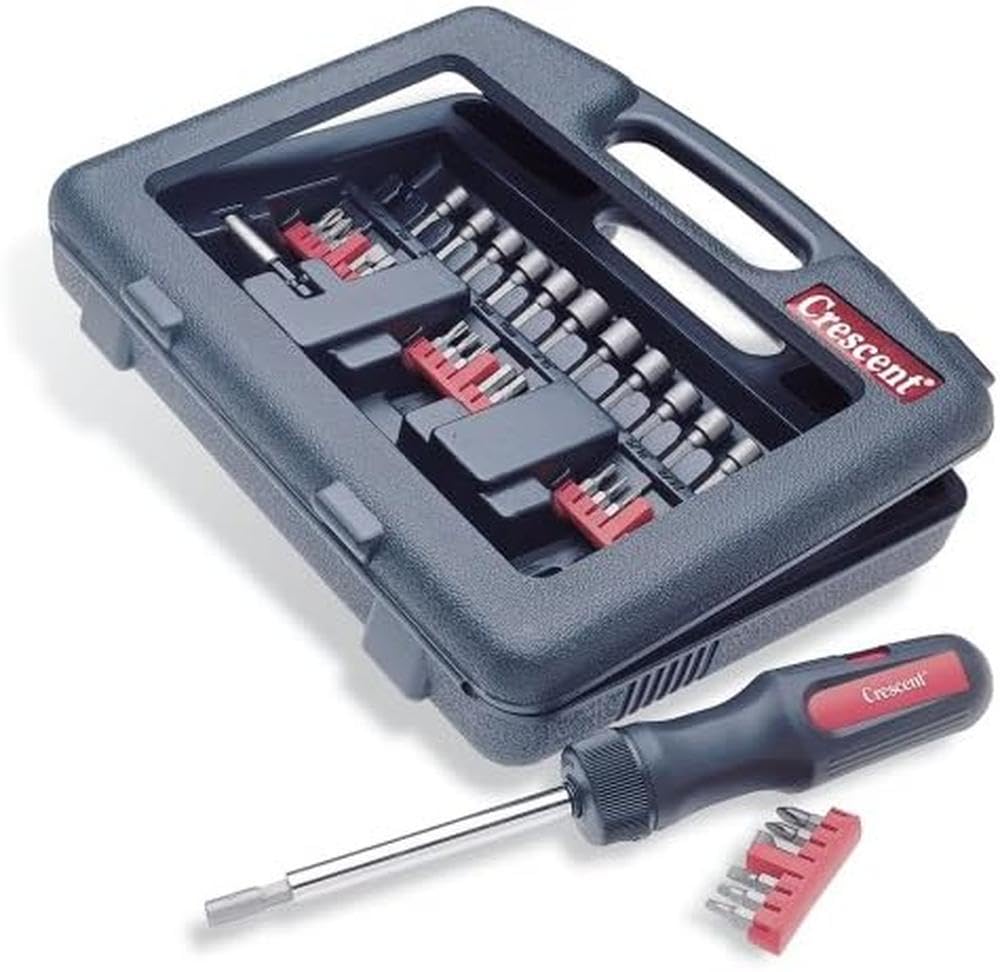 Crescent SDMBR2 Power Drive Ratcheting Screwdriver Kit, 34-Piece