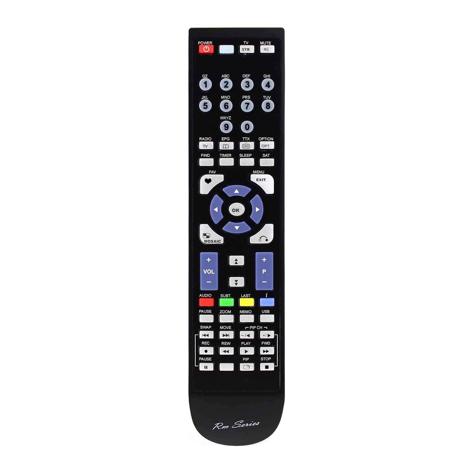 RM Series Replacement Remote Control for forTEC STAR PASSION-PLUS-HD