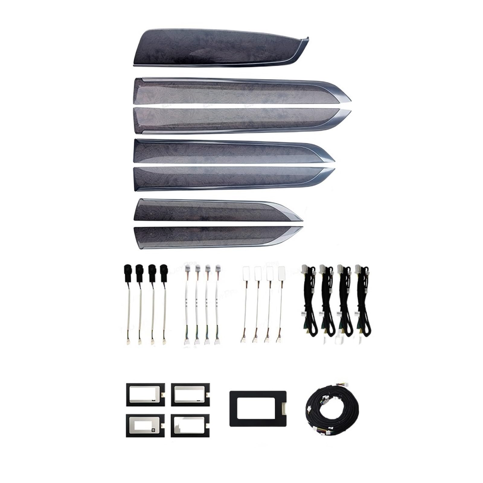 XCZPRKMXY Car Ambient Light Full Set Led Decorate Light Compatible with LHD/RHD Inter Decorative Light Compatible with Toyota Vellfire Alphard Inter(Right Hand Drive)