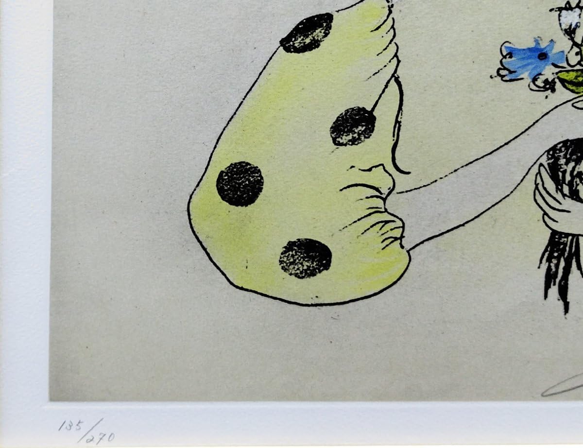 Amazon.co.jp: 真作保証『フジ子ヘミング オリジナル彩色銅版画(一部手 