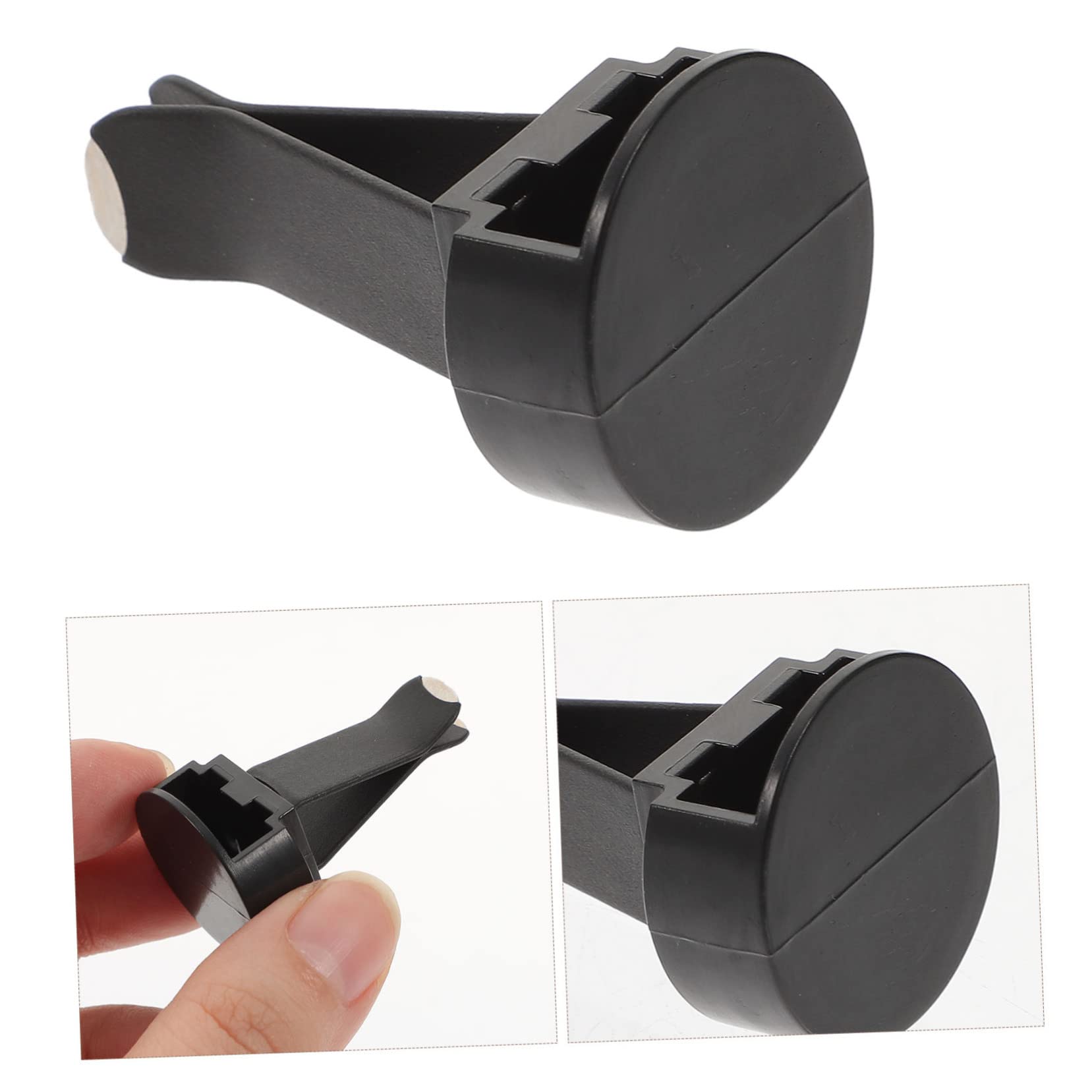 Sosoport Clip per Bocchetta di Ventilazione Auto, 100 Pezzi, Metallo e Plastica, Nero, per Fai da Te e Decorazione Abitacolo