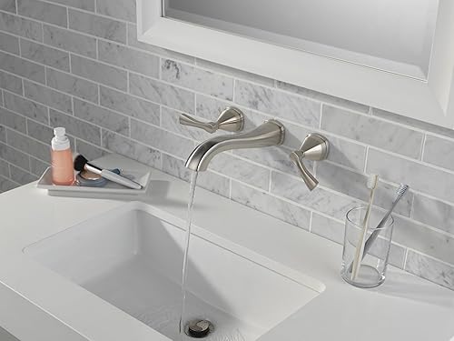 Miniatura 10 de DELTA FAUCET T3576LF-BLWL Lav Montaje en pared, negro mate