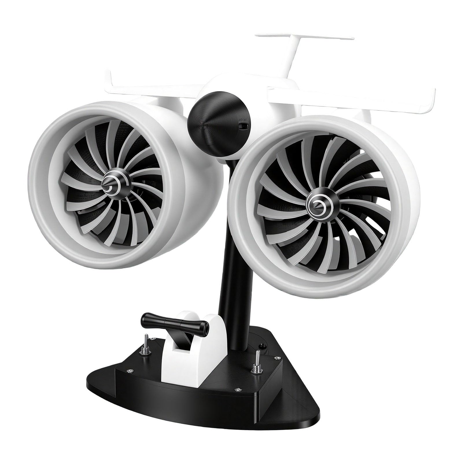 Fafeicy Ventilatore da Tavolo Jet Engine, 5000RPM Doppia Nebulizzazione con