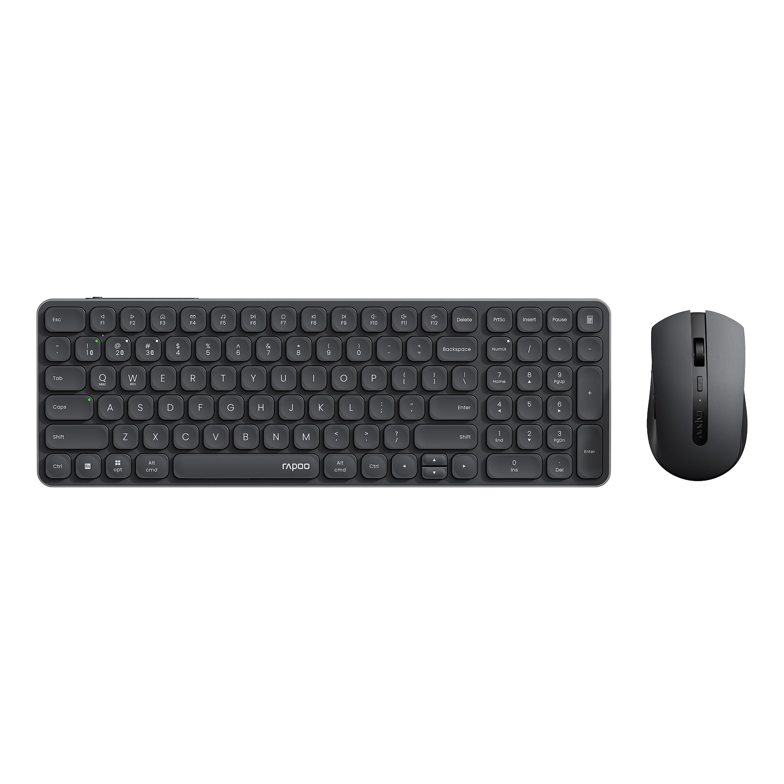 Rapoo 9010M Multi Device Wireless & Bluetooth Keyboard & Mouse Combo, Grey — Amazon image 11
