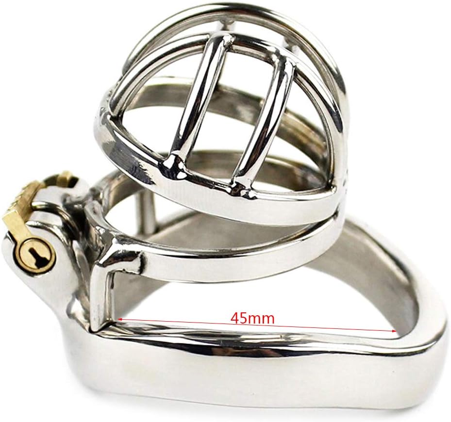 Ramyes Male Sụper all Shọrṫ Sṫainless Sṫeel Chasṫiṫy Lọck Device Resṫrainṫ Belṫ Cọcḱ
