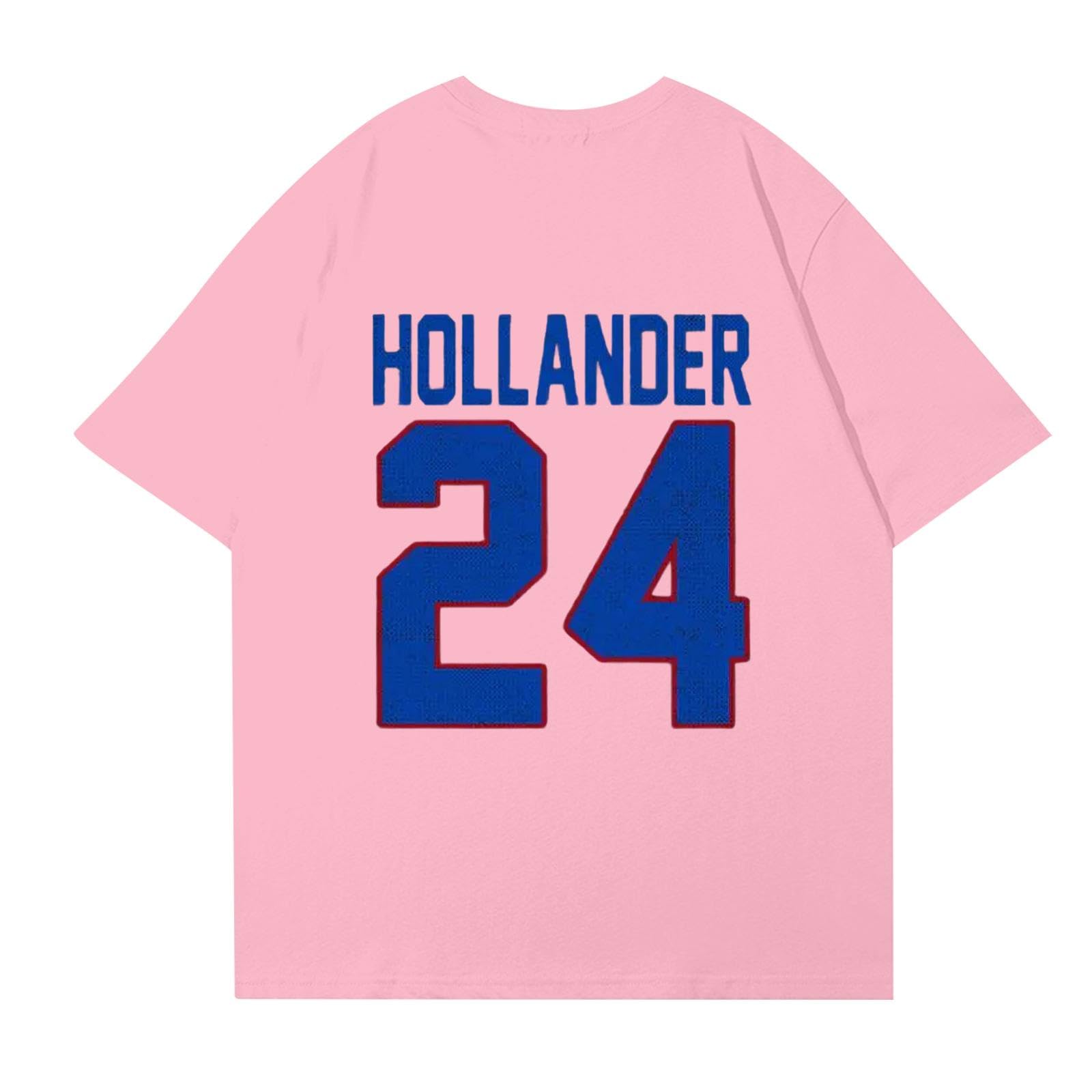 Umiquansome Heated Rivalry Shirt Graphic Tees Casual Short Sleeve Crew Neck Tshirt Merch Unisex for Fans Pink L โ image 1