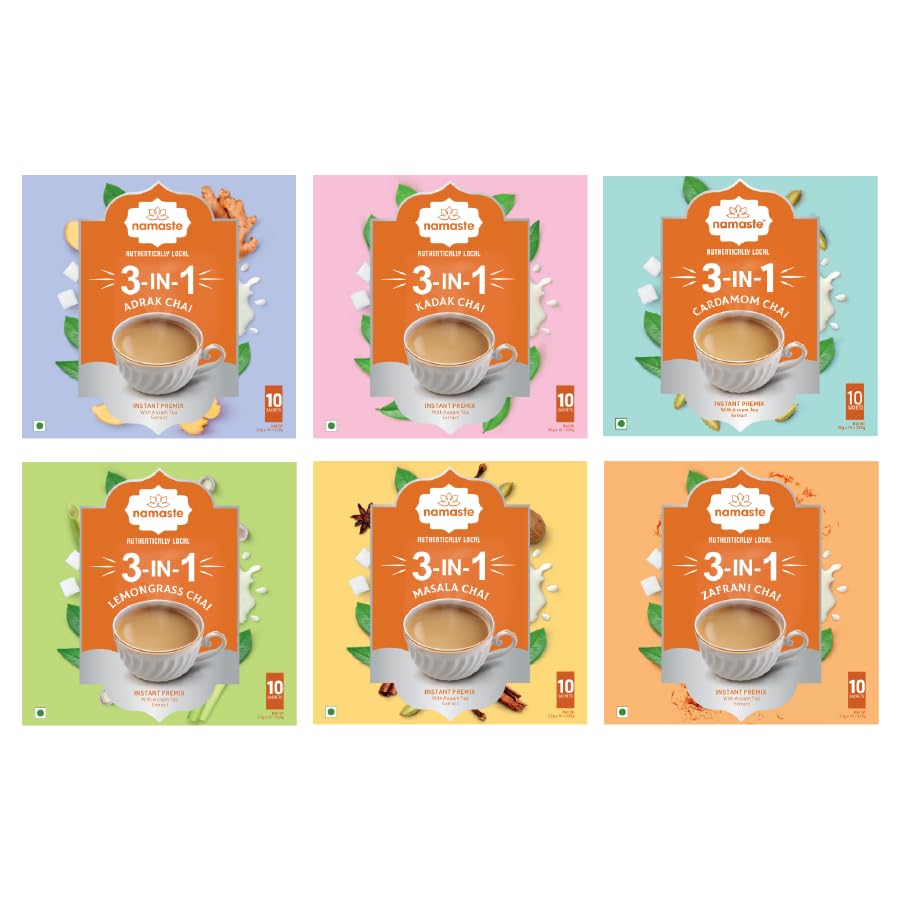 See full amazon price history chart for Namaste Chai Instant Premix Tea Combo of 6 Flavor | Assam Tea | Milk and Sugar | Ready Mix (22g x 60 Sachets,Powder) Pack of 6 Namaste Chai Instant Premix Tea Combo of 6 Flavor | Assam Tea | Milk and Sugar | Ready Mix (22g x 60 Sachets,Powder) Pack of 6 (B08438DFJ7) Amazon Price History, Amazon Price Tracker